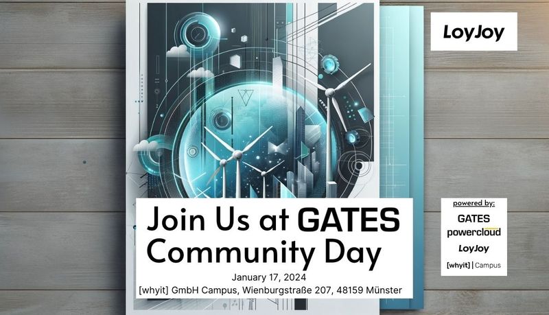 The invitation for the GATES community day