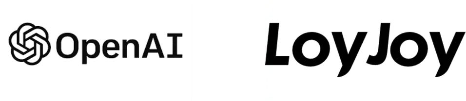 Das OpenAI Logo und das LoyJoy Logo.