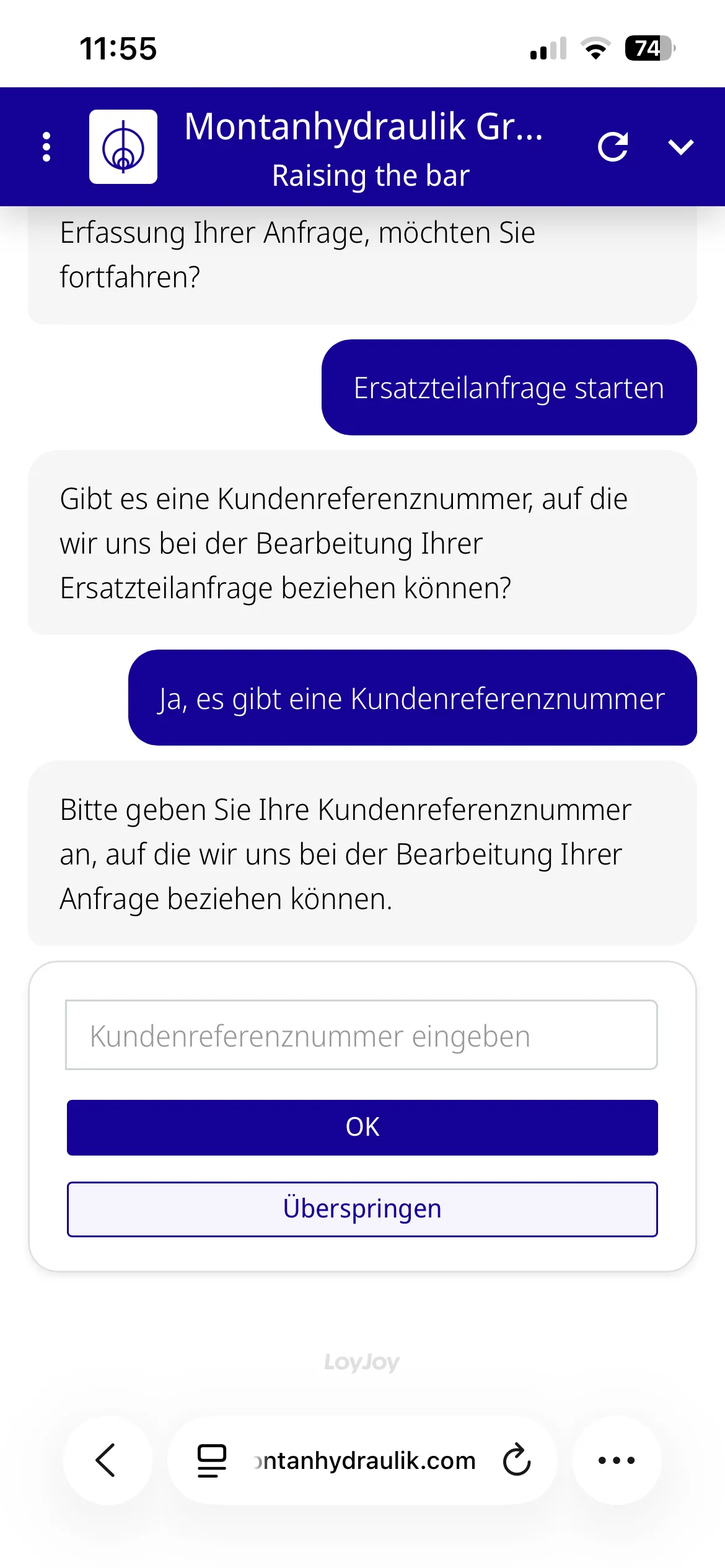 Präzise Zuordnung per Referenznummer