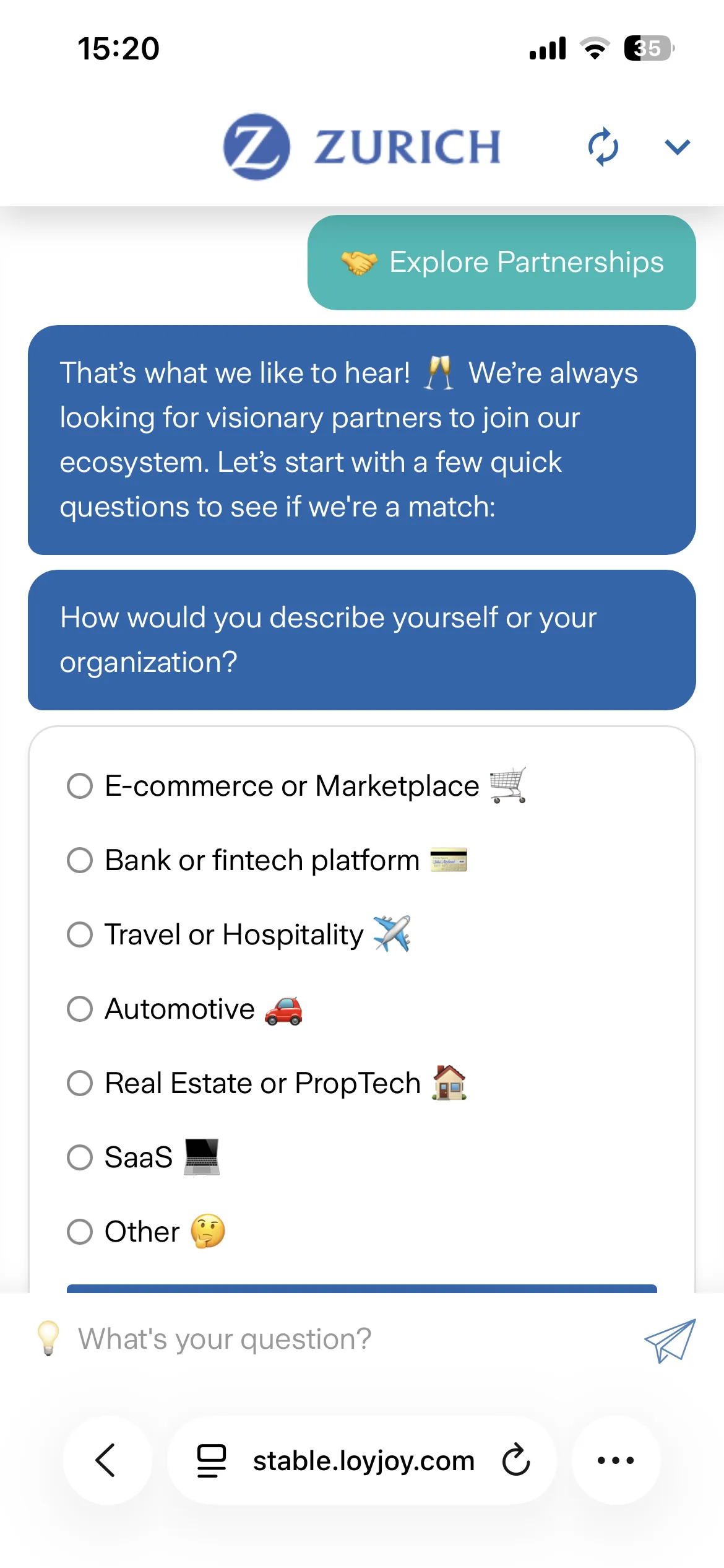 ZAutomated partner qualification