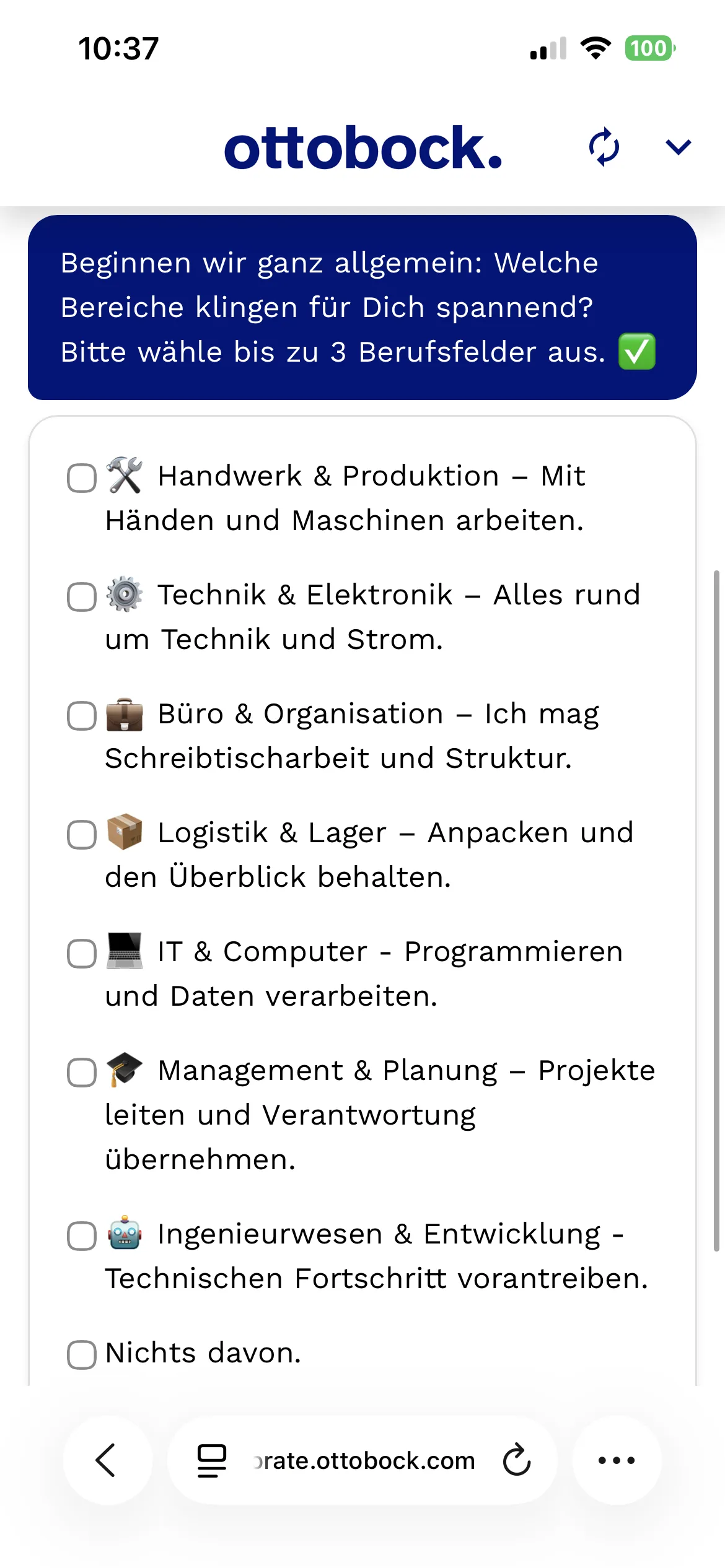 Interessenbasierte Erstfilterung