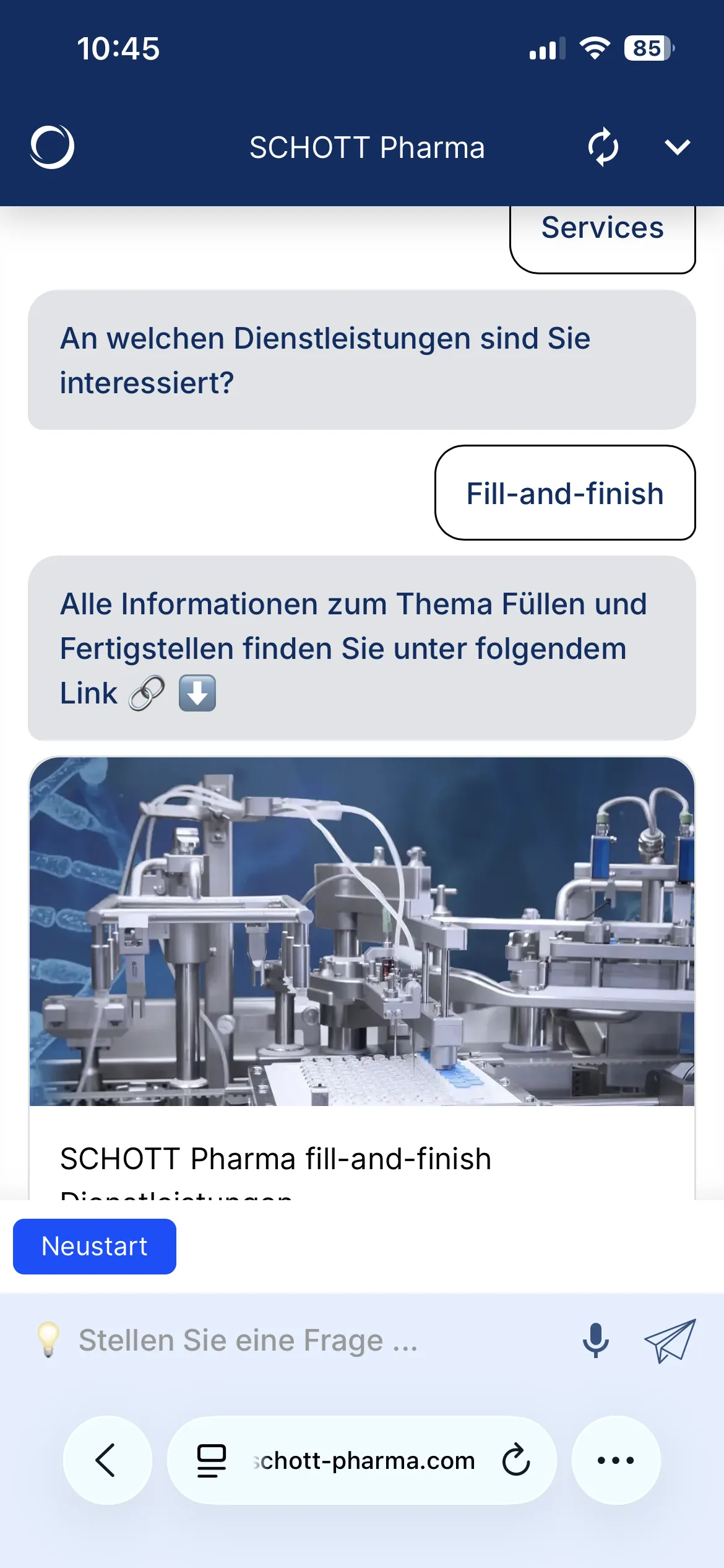 Direkte Verlinkung zu Detailseiten