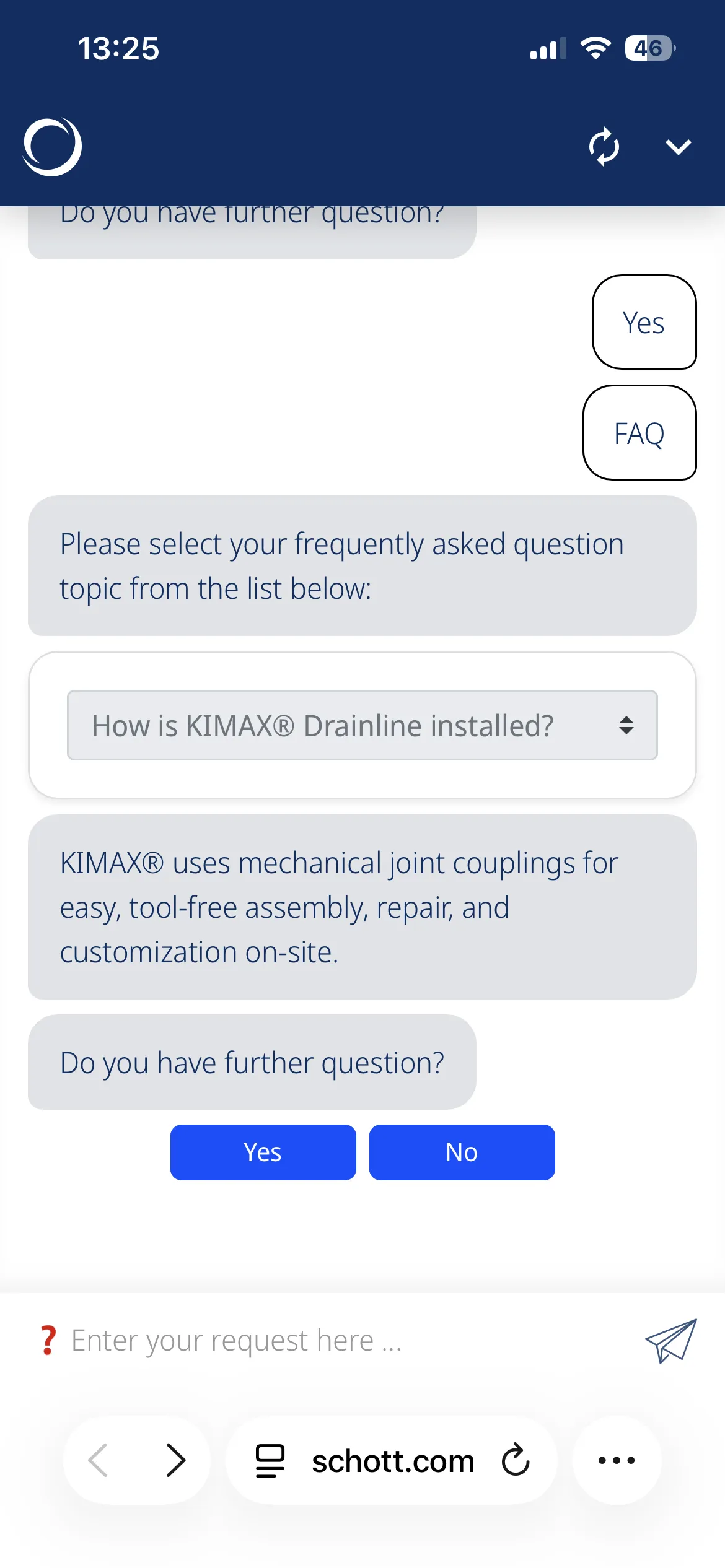 Service Fragen per Chat beantworten