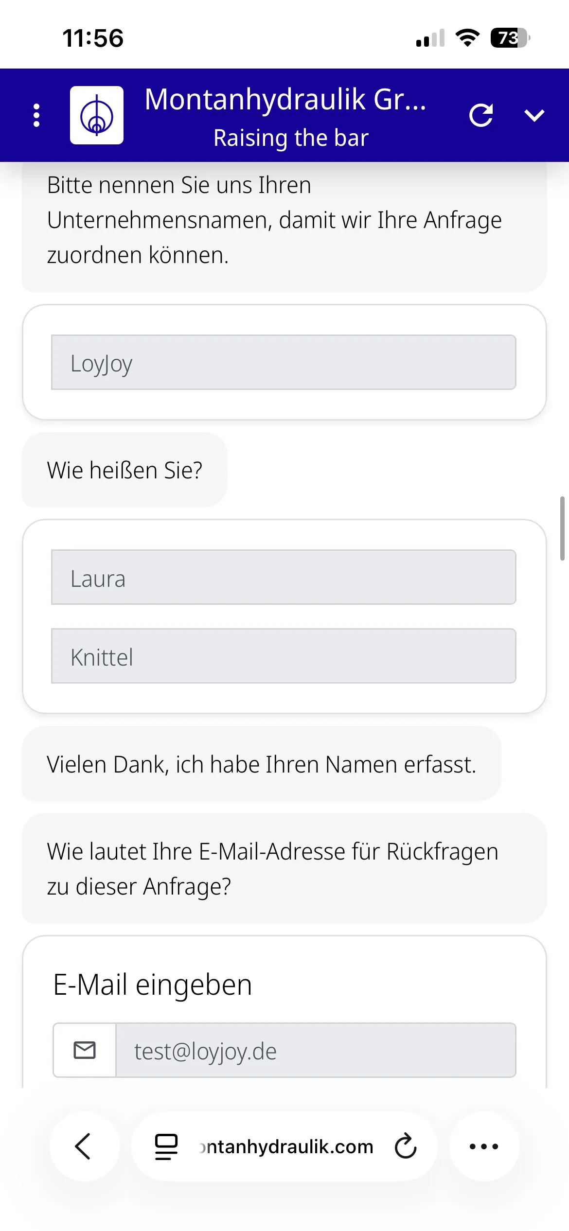 Qualifizierte Datenübergabe