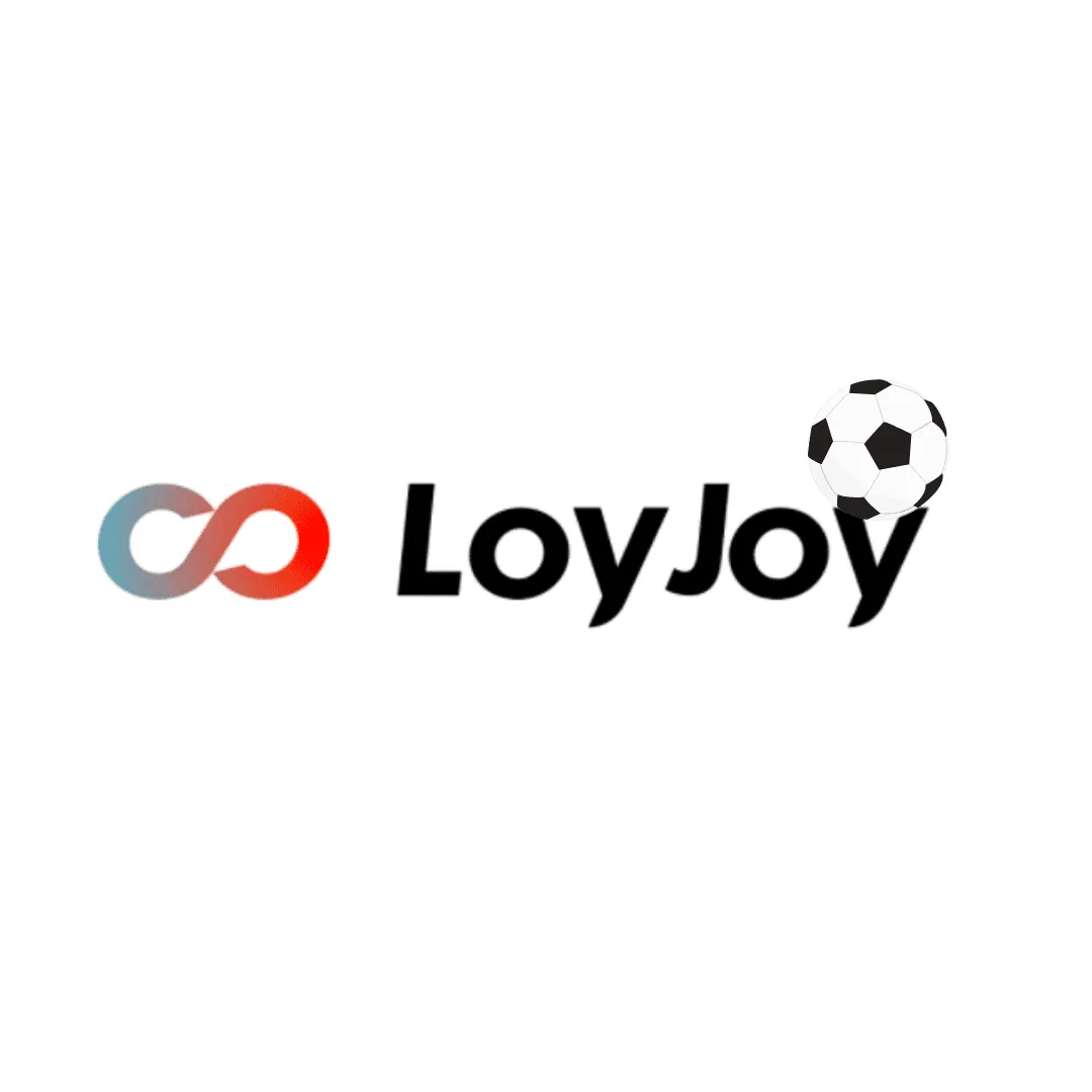The LoyJoy logo with a football on the letter Y.
