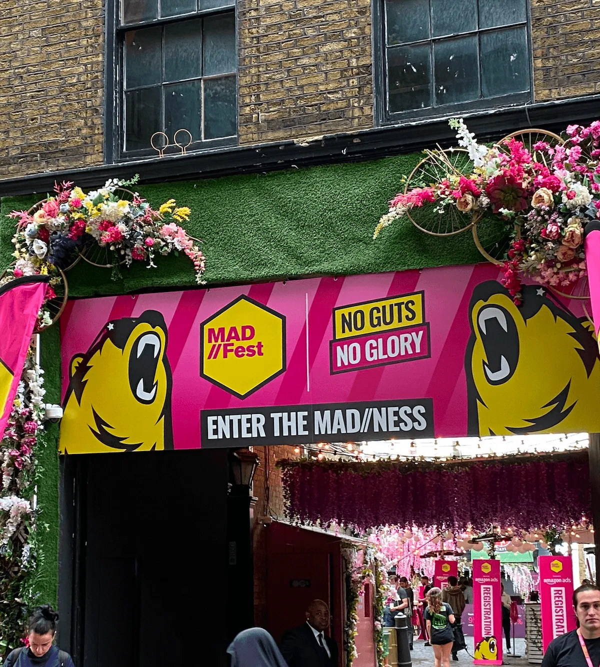 The entrance of Mad Fest London.