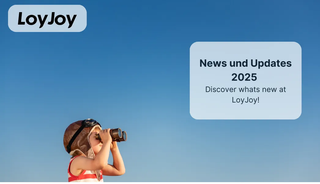 The picture shows a child with a telescope looking at the picture announcing news and updates 2025