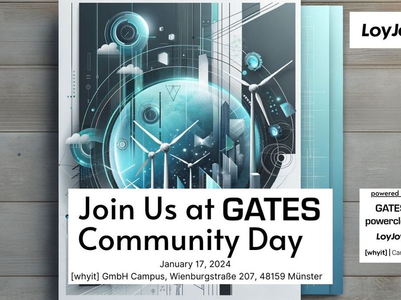 The invitation for the GATES community day
