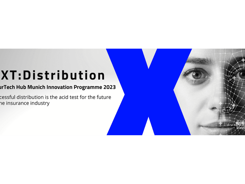 NXT:Distribution: InsurTech Hub Munich Innovation Programme 2023. Successful distribution is the acid test for the future of the insurance industry.