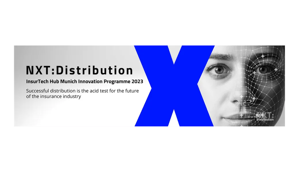 NXT:Distribution: InsurTechHub München Innovation Programm 2023. Ein erfolgreicher Vertrieb ist der Härtetest für die Zukunft der Versicherungsbranche.