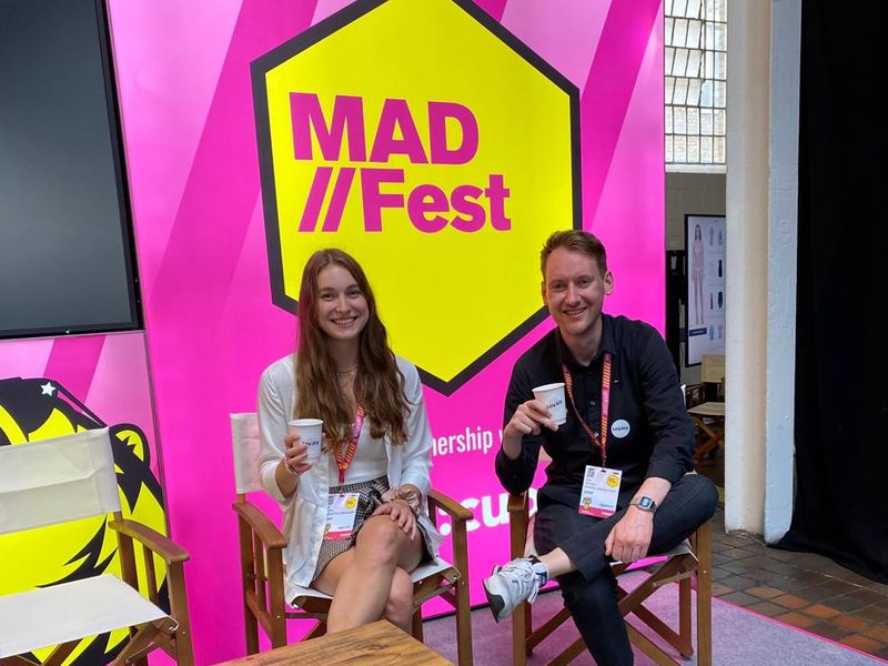 The LoyJoy team at the Mad Fest.