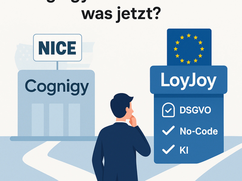 Cognigy wurde verkauft – LoyJoy als DSGVO-konforme Chatbot-Alternative aus Deutschland