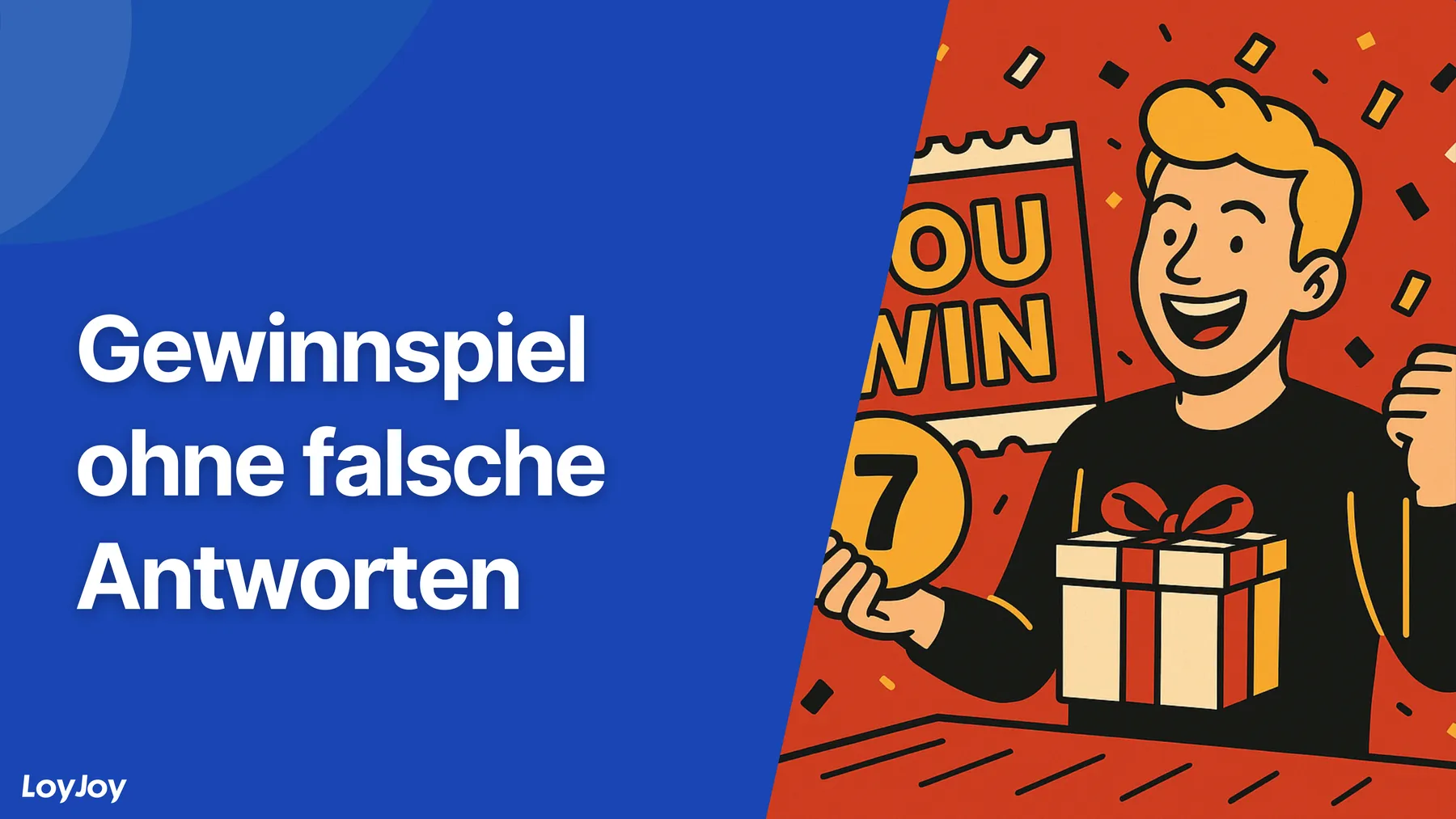 Gewinnspiel ohne falsche Antworten: Vorlage