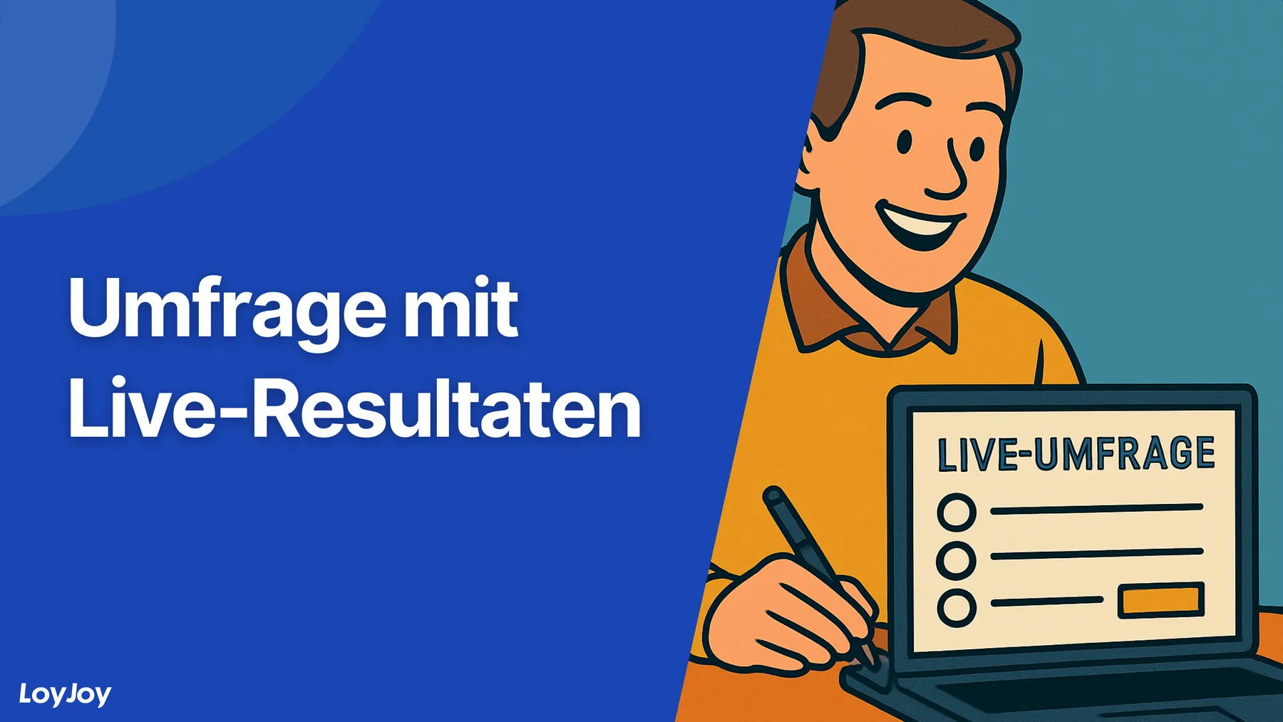 Live-Umfrage: Vorlage mit Echtzeit-Auswertung