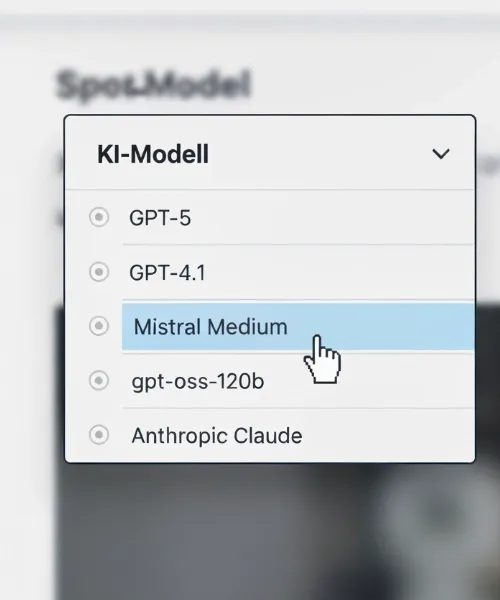 Neueste KI-Modelle verfügbar – GPT-5, Claude 4, Mistral Medium und mehr