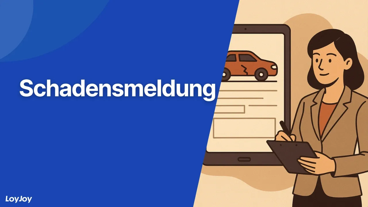 KI-Schadensmeldung: Vorlage mit Freitext-Analyse
