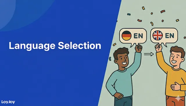 Language Selection Chatbot Template