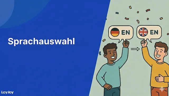 Sprachauswahl: Vorlage für globale Marken