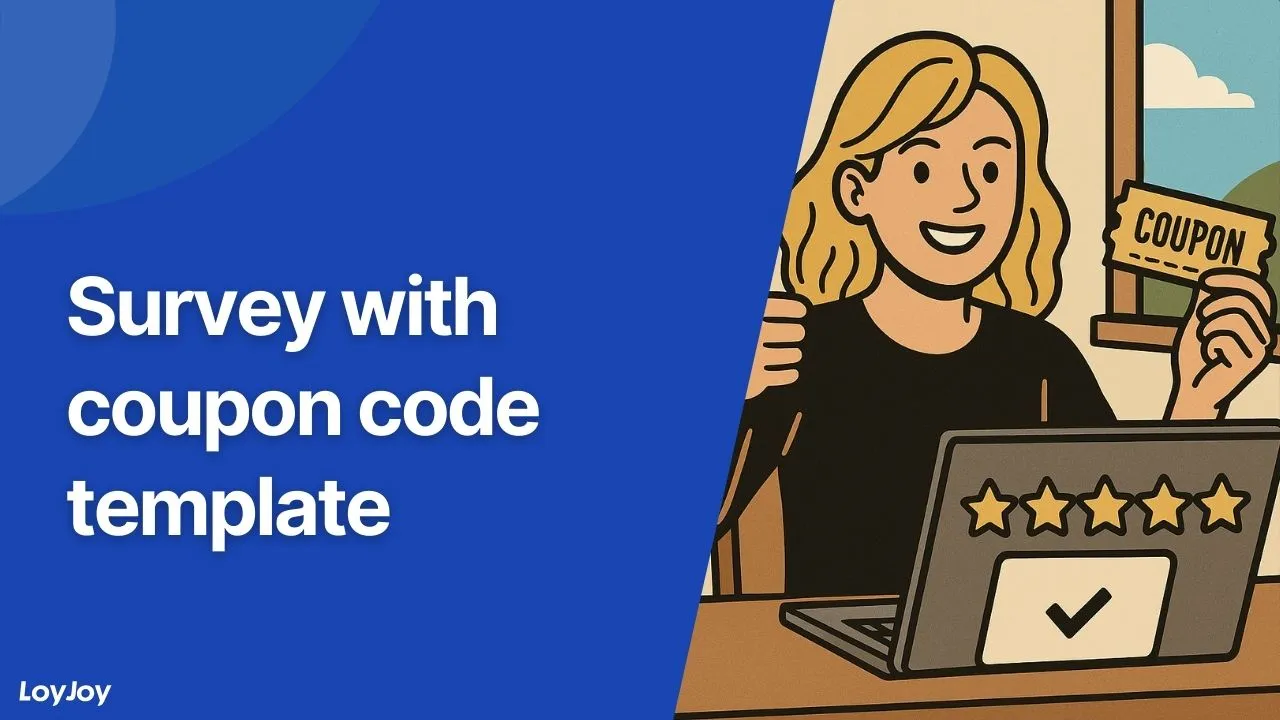 Survey with coupon code