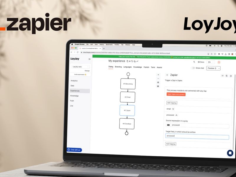 New process module available. Unlock the Power of Automation With LoyJoy's New Zapier Process Module.