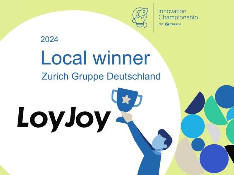 LoyJoy wins the German preliminary round of the global Zurich Innovation Championship 2024.